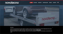 Desktop Screenshot of novatecno.it